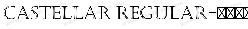 Castellar Regular字体转换